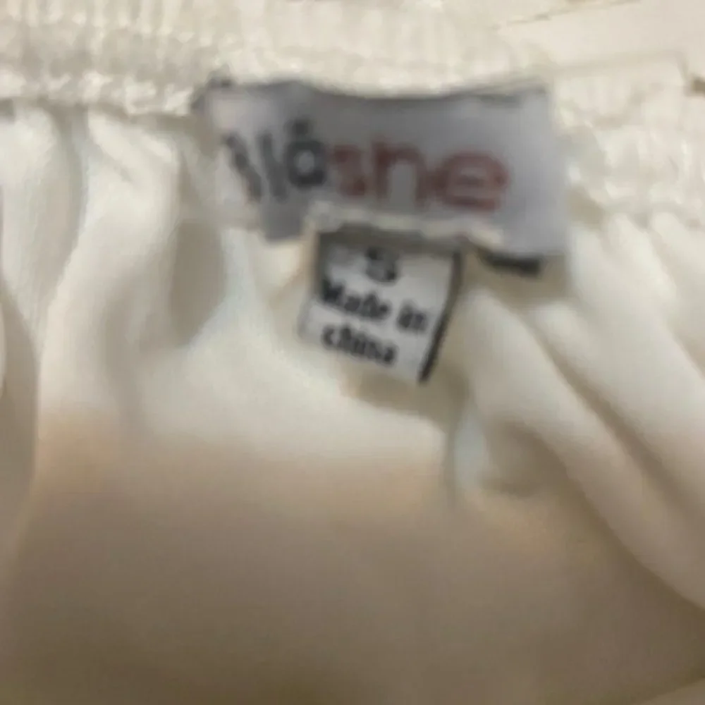 Blashe White Crochet halter tiered maxi dress, size Small